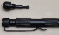 Kugelschreiber "Tactical Pro" - Kubotan - schwarz - Touchpen - inkl. Gürtelclip - Dorn als Glasbrecher