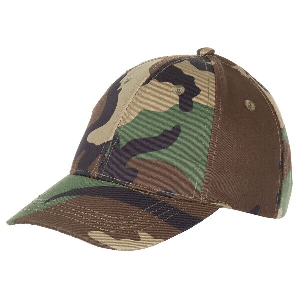 Kinder Baseball Cap - Schirmmütze - größenverstellbar - Woodland