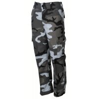 US BDU Kinderhose - hochwertiges Mischgewebe - 2 seitliche Einschubtasche - 65 % Polyester, 35 % Baumwolle