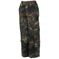 Camouflage Kinder Anzug Set: Hose und Jacke - Rip Stop - 100 % Baumwolle
