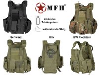 Weste "Ranger" mit Trinksystem - div. Taschen -...