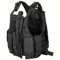 Weste "Ranger" mit Trinksystem - div. Taschen - Weitenregulierung an der Hüfte - Molle - 100% Polyester