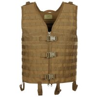 Weste "Molle Light" - taktische Weste mit Modularsystem- Höhen-/ Weitenregulierung - Rettungsgriff - 100 % Polyester