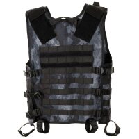 Weste "Molle Light" - taktische Weste mit Modularsystem- Höhen-/ Weitenregulierung - Rettungsgriff - 100 % Polyester