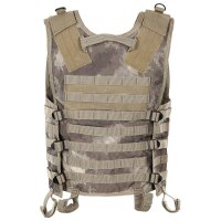 Weste "Molle Light" - taktische Weste mit Modularsystem- Höhen-/ Weitenregulierung - Rettungsgriff - 100 % Polyester