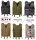 Weste "Molle Light" - taktische Weste mit Modularsystem- Höhen-/ Weitenregulierung - Rettungsgriff - 100 % Polyester