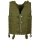 Weste "Molle Light" - taktische Weste mit Modularsystem- Höhen-/ Weitenregulierung - Rettungsgriff - 100 % Polyester