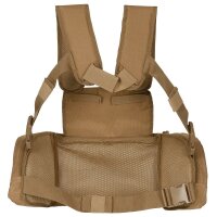 Chest Rig "Mission" - Mesh Polsterung - leichte, taktische Kampfweste mit Modularsystem - ca. 1,2 kg - 100 % Polyester