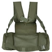 Chest Rig "Mission" - Mesh Polsterung - leichte, taktische Kampfweste mit Modularsystem - ca. 1,2 kg - 100 % Polyester