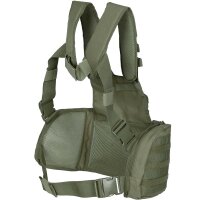 Chest Rig "Mission" - Mesh Polsterung - leichte, taktische Kampfweste mit Modularsystem - ca. 1,2 kg - 100 % Polyester