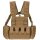 Chest Rig "Mission" - Mesh Polsterung - leichte, taktische Kampfweste mit Modularsystem - ca. 1,2 kg - 100 % Polyester