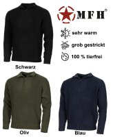 Pullover "Troyer"- verdeckter...