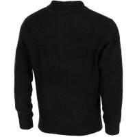 Pullover "Troyer"- verdeckter Reißverschluss am Kragen - grobstrick - 100 % Polyacryl