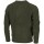 Pullover "Troyer"- verdeckter Reißverschluss am Kragen - grobstrick - 100 % Polyacryl - Oliv-L
