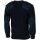 BW Pullover - blau - mit Brusttasche - Ellbogenbesatz - 2 kleine D -  Fahnen zum Aufnähen inklusive - 80 % Wolle, 20 % Polyacryl