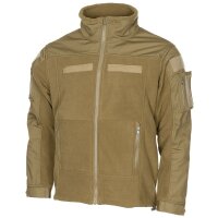Fleece Jacke "Combat" - "YKK" Reißverschlüsse - Bund zur Weitenregulierung - Achselbelüftung - 100 % Polyester