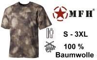 US T-Shirt - halbarm - klassische Variante - Rundhals - Single Jersey - 100 % Baumwolle