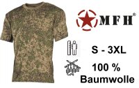 US T-Shirt - halbarm - klassische Variante - Rundhals - Single Jersey - 100 % Baumwolle