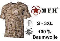 US T-Shirt - halbarm - klassische Variante - Rundhals -...