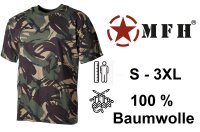 US T-Shirt - halbarm - klassische Variante - Rundhals - Single Jersey - 100 % Baumwolle