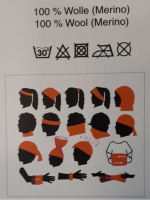 Rundschal - Balaclava -100 % Wolle (Merino)