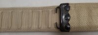 Original Feldkoppel - 5,8 cm Breite - neuwertig mit Lagerspuren -100 % Polyester - coyote tan  - Britische Armee