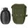 Britische Feldflaschen Set - inkl. Tasche - ca. 1 Liter - schwarz - NSN: 8465-99-709-4430 - Original Militär