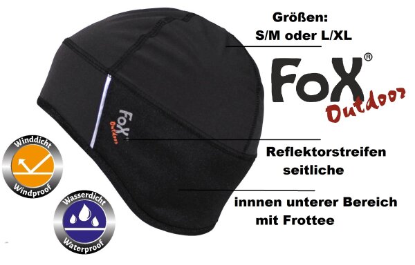 FoX Outdoor - Sportmütze - Softshell - Wasserdicht - Winddicht - Unisex