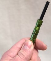 Feuerstarter "Compact" mit Zündstein und Schaber - oliv - Magnesium - sehr kompakt - Packmaß: 6 mm x 10 cm