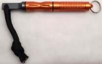 Feuerstarter "Compact" mit Zündstein und Schaber - orange - Magnesium - sehr kompakt - Packmaß: 6 mm x 10 cm