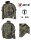 Bundeswehr Kampfjacke - Einsatz-/Übungsjacke - kurz - flecktarn - Obermaterial: 65 % Baumwolle, 35 % Polyester