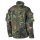 Bundeswehr Kampfjacke - Einsatz-/Übungsjacke - kurz - flecktarn - Obermaterial: 65 % Baumwolle, 35 % Polyester