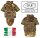 Italienische Kugelsichere Schutzweste -  NC4-09 - Vegetato - inkl. Oberarmrschutz - Original Militär