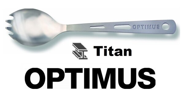 Katadyn®Optimus® Titanium Spork -  Glöffel (halb Gabel / halb Löffel) - Ultraleicht