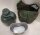 NL Holländische Feldflaschen Set - ca. 0,8 Liter - Kunststoff - inkl. Metall Becher mit Klappgriffen - NL Tarn - Original Militär
