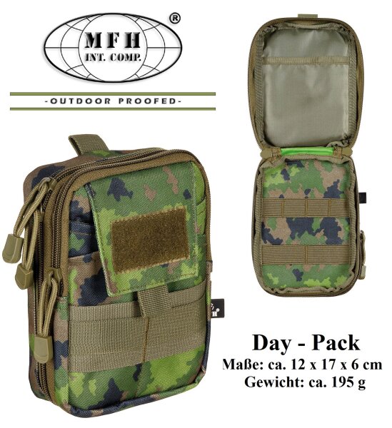 DayPack - EDC - Kompakt - Mollesystem - Leicht - M05 tarn