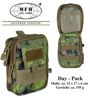 DayPack - EDC - Kompakt - Mollesystem - Leicht - M05 tarn