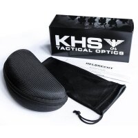 KHS® Armee Sportbrille - Smoke - widerstandsfähige Vollrandbrille - beschussfeste HLT®- Qualitätsgläser - ohne Kordelband