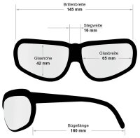 KHS® Armee Sportbrille - Smoke - widerstandsfähige Vollrandbrille - beschussfeste HLT®- Qualitätsgläser - ohne Kordelband