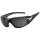 KHS® Armee Sportbrille - Smoke - widerstandsfähige Vollrandbrille - beschussfeste HLT®- Qualitätsgläser - ohne Kordelband