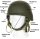 Italienische Armee -  Gefechtshelm - Ballistisch - "T.P." - Kevlar + Aramid - Original Militär - Neuwertig
