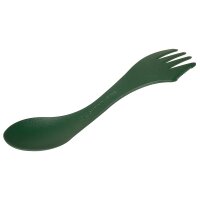Schwedischer Göffel - Light my Fire® - Halb Gabel Halb Löffel mit Messer - Oliv - superleicht - sehr stabil - Original Militär