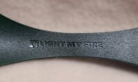 Schwedischer Göffel - Light my Fire® - Halb Gabel Halb Löffel mit Messer - Oliv - superleicht - sehr stabil - Original Militär