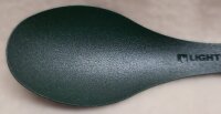 Schwedischer Göffel - Light my Fire® - Halb Gabel Halb Löffel mit Messer - Oliv - superleicht - sehr stabil - Original Militär