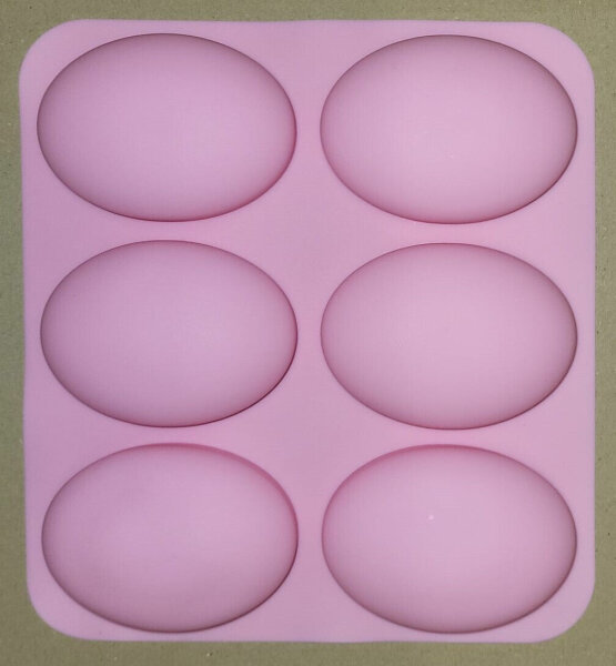 Silikonform - Rund - Oval